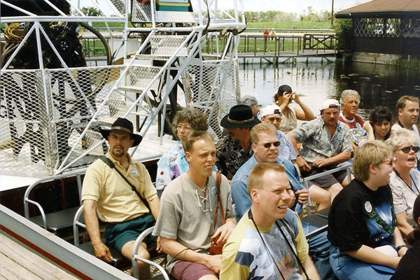 Balade en hydroglisseur dans les Everglades  . . .