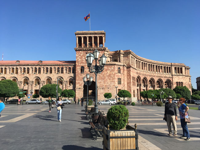 La maison du gouvernement d'Arménie