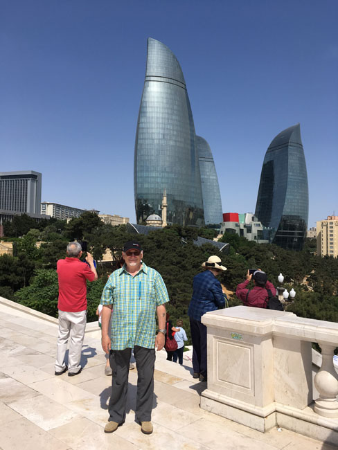 Les 3 tours de flame à Bakou