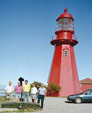 Le phare de la Martre près de Rimouski