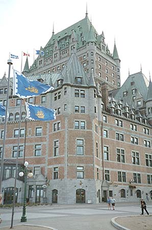 Le Château Frontenac (hôtel) à Quebec