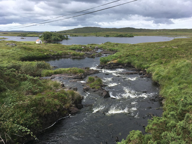 Les célèbres lacs du Connemara