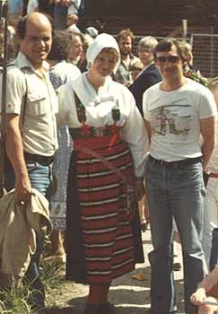 Stockholm,  folklore juin 1982