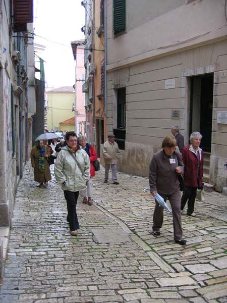 Dans les rues de Rovinj  . . .