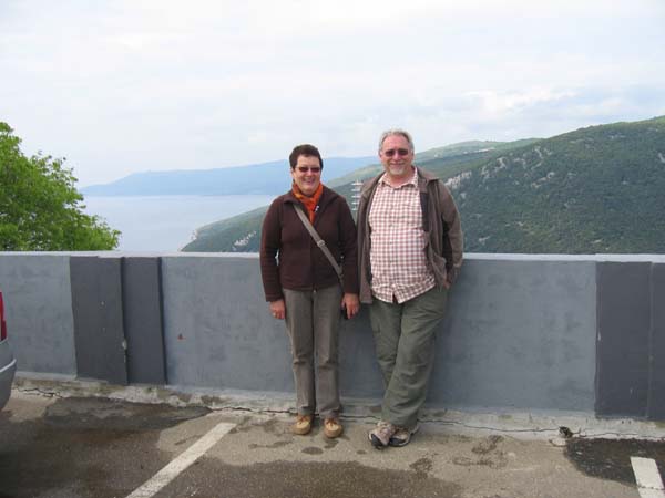 Arrêt sur la route de Limski Fjorde  . . .