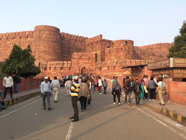 Le fort rouge d'Agra