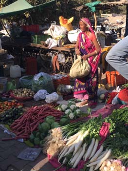 Les marchés colorés et odorants